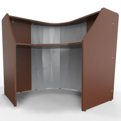 Corner Reception Desk with Counter 48″ x 48″ x 45″