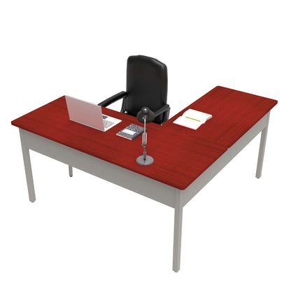 Executive L-Shaped Desk, Corner Desk, 60”W x 60”D