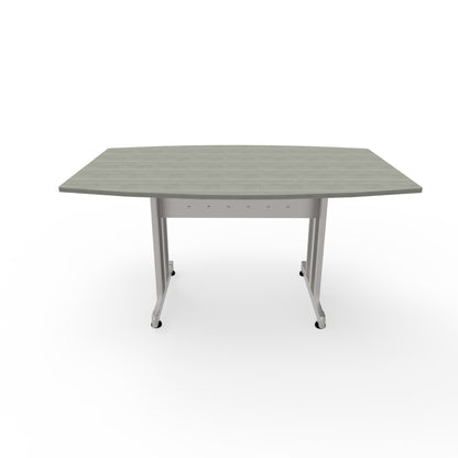 Boat Shape Conference Table, Seats 6, 60”Wx40”D