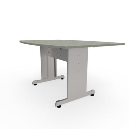 Boat Shape Conference Table, Seats 6, 60”Wx40”D