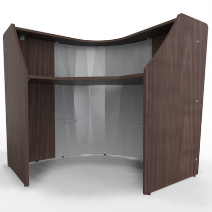 Corner Reception Desk with Counter 48″ x 48″ x 45″