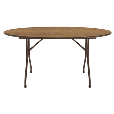 OfficeSource | Melamine Folding Tables | Round Folding Table - 60''