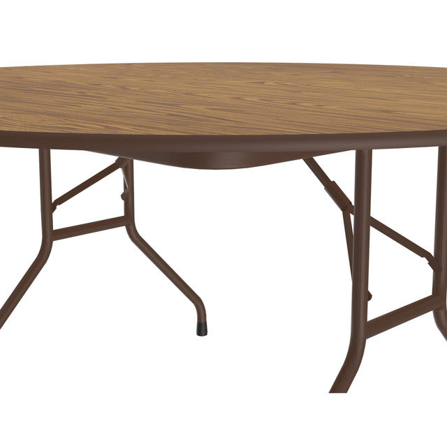 OfficeSource | Melamine Folding Tables | Round Folding Table - 60''