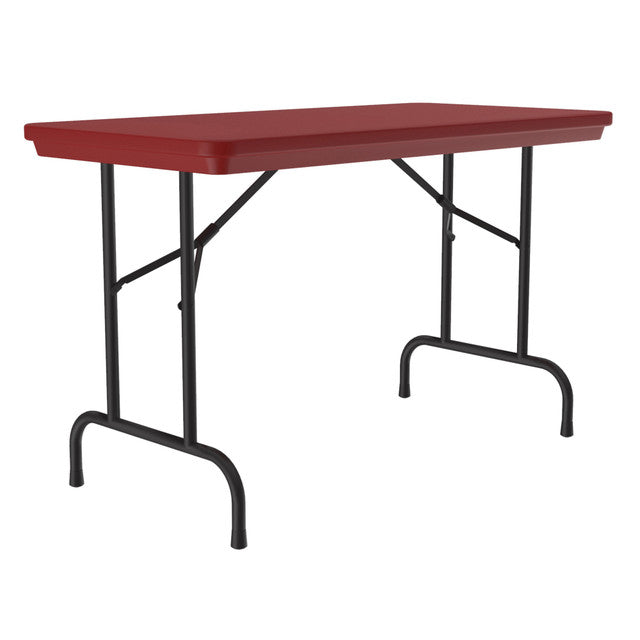 OfficeSource | Colorful Blow Mold Folding Tables | Fixed Height Blow Mold Table