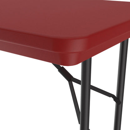 OfficeSource | Colorful Blow Mold Folding Tables | Fixed Height Blow Mold Table