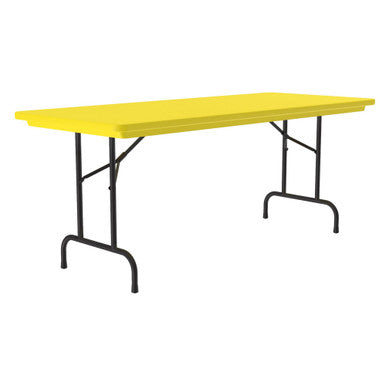 OfficeSource | Colorful Blow Mold Folding Tables | Adjustable Height Blow Mold Table