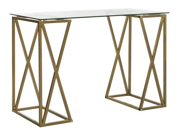 Theresa Glass Top Desk