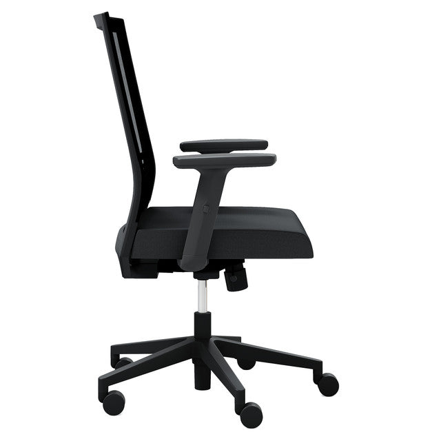 OfficeSource | Oslo | Mid Back Mesh Task Chair with Adjustable Arms