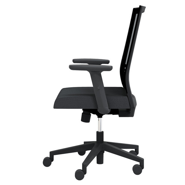 OfficeSource | Oslo | Mid Back Mesh Task Chair with Adjustable Arms