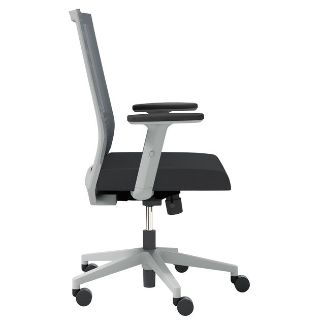 OfficeSource | Oslo | Mid Back Mesh Task Chair with Adjustable Arms