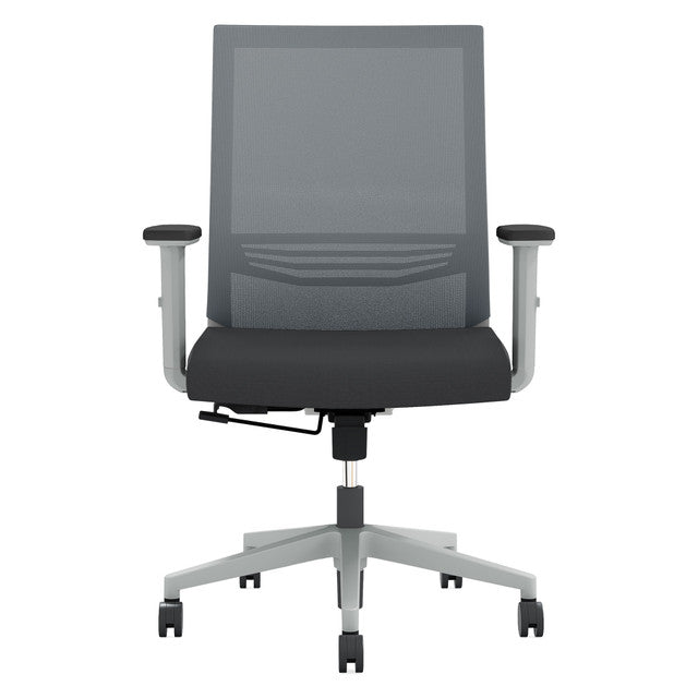 OfficeSource | Oslo | Mid Back Mesh Task Chair with Adjustable Arms