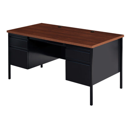 OfficeSource | Raleigh Collection | Double Pedestal Desk - 60'' x 30''