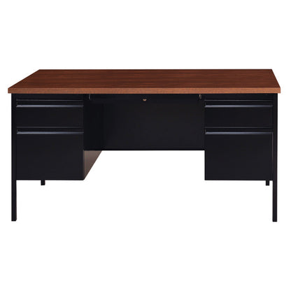 OfficeSource | Raleigh Collection | Double Pedestal Desk - 60'' x 30''