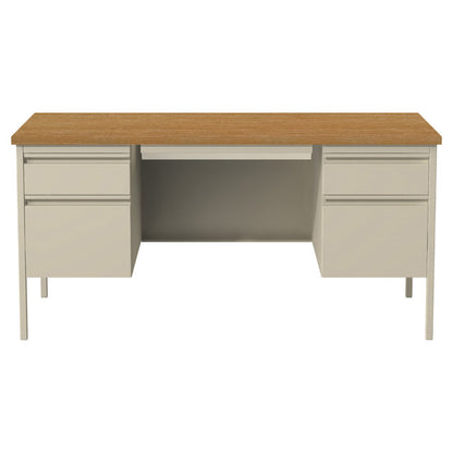 OfficeSource | Raleigh Collection | Double Pedestal Desk - 60'' x 30''