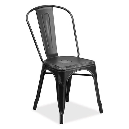 OfficeSource | In-Or-Out | Indoor/Outdoor Distressed Dining Stack Chair