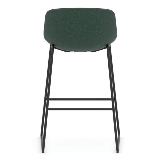 OfficeSource | Willow | Caf?? Height Bistro Stool with Black Sled Base