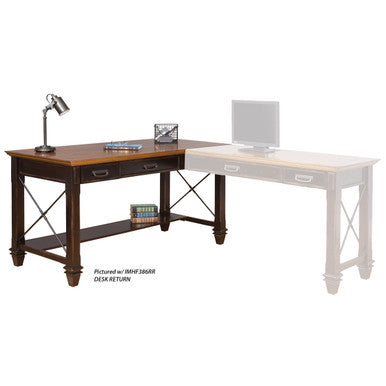 OfficeSource Refined Collection | Right Hand Facing Open Desk