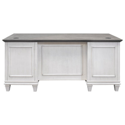 OfficeSource Refined Collection Double Pedestal Desk