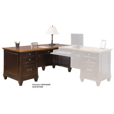 OfficeSource Refined Collection | Right Hand Facing Desk