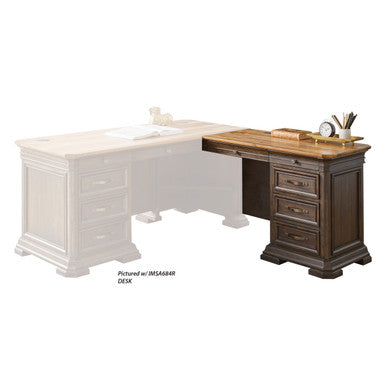 OfficeSource Westwood Collection Right Pedestal Return for L-Desk