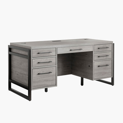 OfficeSource Artisan 66''W Executive Desk