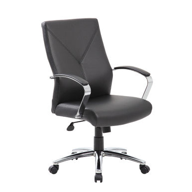 OfficeSource | Boxero | Executive High Back with Chrome Frame