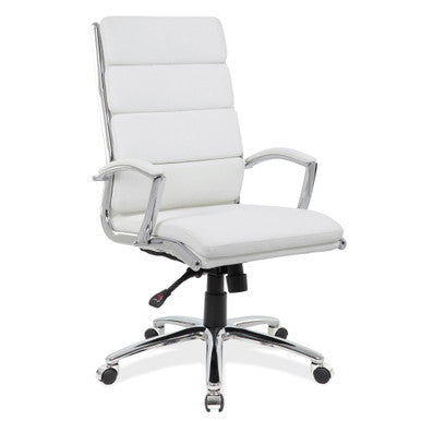 OfficeSource | Merak | Executive High Back with Chrome Base