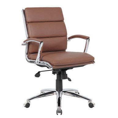 OfficeSource | Merak | Executive Mid Back with Chrome Frame