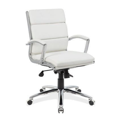 OfficeSource | Merak | Executive Mid Back with Chrome Frame