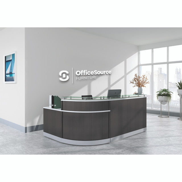 OfficeSource | Cosmo Collection | L Shape Reception Typical