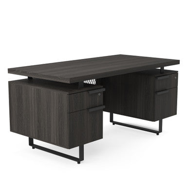 OfficeSource | Palisades | Double Pedestal Desk