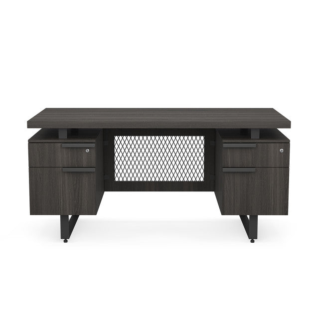 OfficeSource | Palisades | Double Pedestal Desk