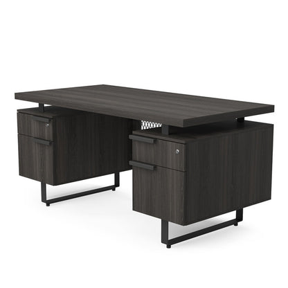 OfficeSource | Palisades | Double Pedestal Desk