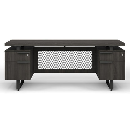 OfficeSource | Palisades | Double Pedestal Credenza