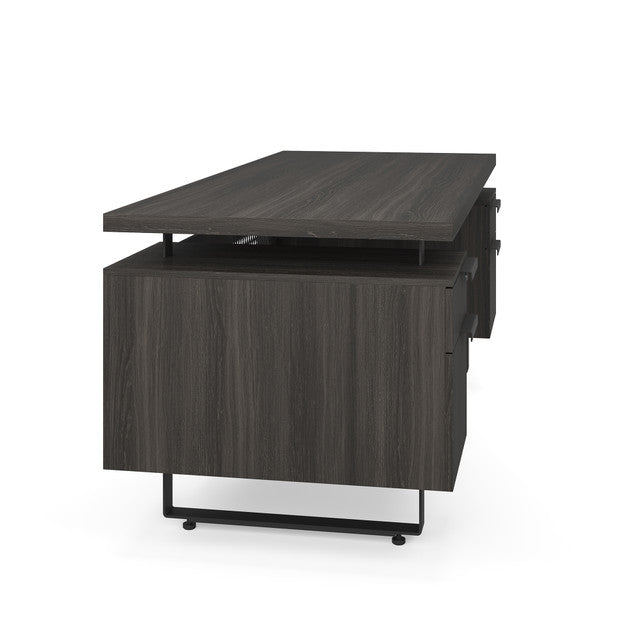 OfficeSource | Palisades Collection | Double Pedestal Desk - 72'' x 30''