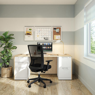 OfficeSource | OS Laminate | Double Full Pedestal Typical - OS235