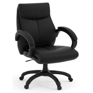 OfficeSource Sierra Collection Executive Mid Back with Black Frame