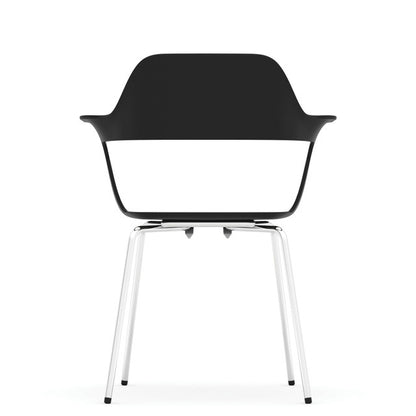 OfficeSource | Zella | Stackable Chair with Chrome Frame