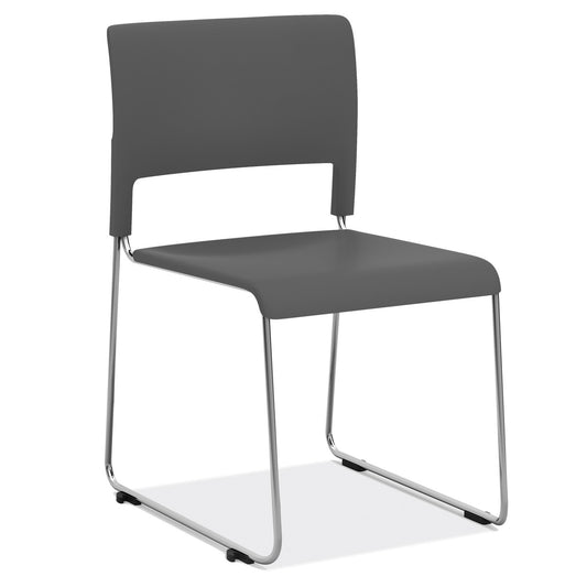 OfficeSource | Mario Collection | Armless Stackable Side Chair