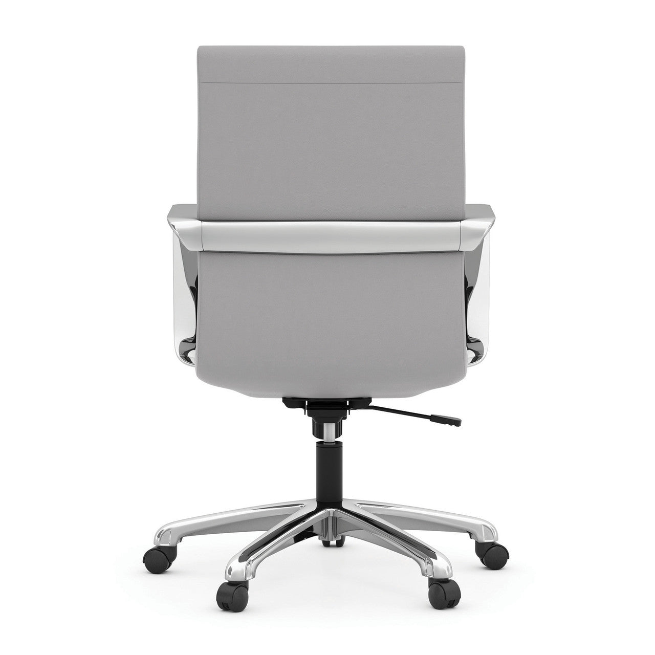 OfficeSource Tre Collection Executive Mid Back Chair with Chrome Frame