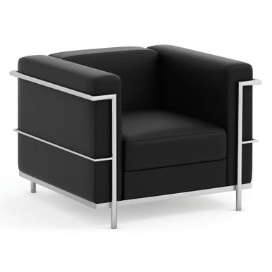 OfficeSource Madison Collection with Chrome Exposed Frame