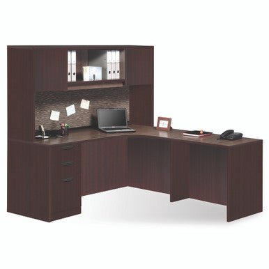 OfficeSource OS Laminate Collection L Shape Typical - OS209