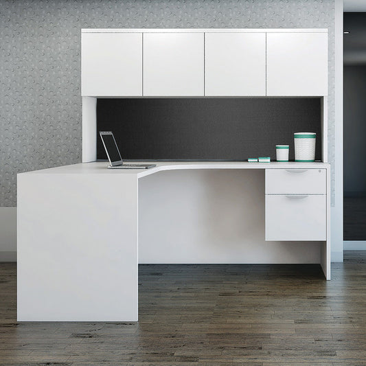 OfficeSource OS Laminate Collection L Shape Typical - OS96