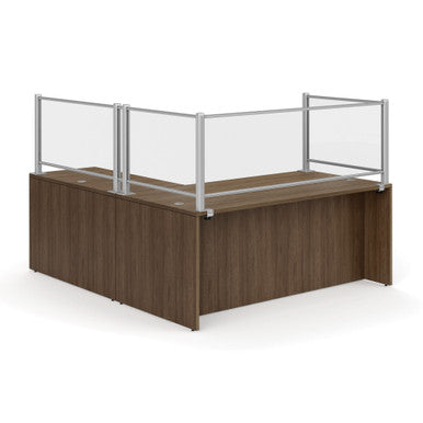 OfficeSource Borders II Collection L Shape Typical - OSB23