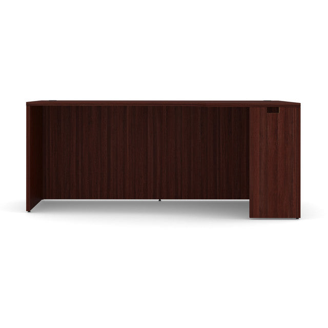 OfficeSource OS Laminate Collection Straight Front Desk with Right Corner Extension