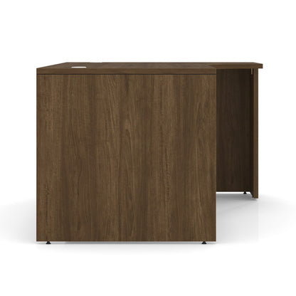 OfficeSource OS Laminate Collection Straight Front Desk with Right Corner Extension