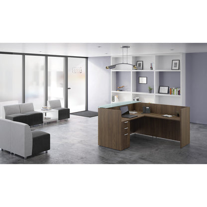 OfficeSource | OS Laminate Collection | Pedestal Tables Metal 4 Leg Base For PL9997