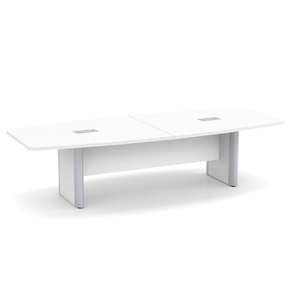 OfficeSource | OS Conference Tables | Boat Shaped Conference Table with Elliptical Base