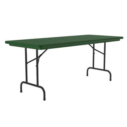 OfficeSource | Colorful Blow Mold Folding Tables | Fixed Height Blow Mold Table