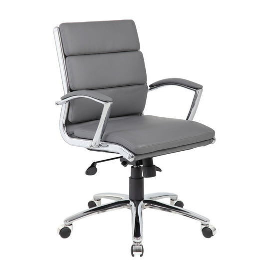 OfficeSource | Merak | Executive Mid Back with Chrome Frame